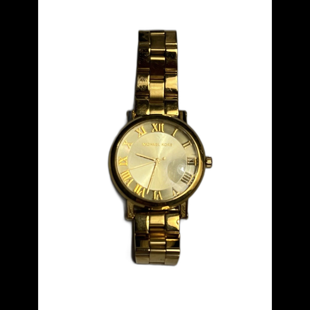 Michael Kors Norie Quartz Movement Quiet Luxury Gold Dial Ladies Watch MK3560